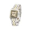 Image 2 : Cartier Panthere Man's Wrist Watch  - Stainless Steel and 18KT Yellow Gold