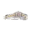 Image 4 : Cartier Panthere Man's Wrist Watch  - Stainless Steel and 18KT Yellow Gold