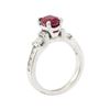 Image 4 : 2.65 ctw Ruby and Diamond Ring - 14KT White Gold