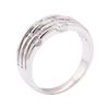 Image 4 : 0.36 ctw Diamond Band - 14KT White Gold
