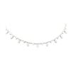 Image 1 : 2.80 ctw Diamond Station Necklace - 14KT White Gold