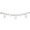 Image 2 : 2.80 ctw Diamond Station Necklace - 14KT White Gold
