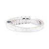 Image 3 : 0.40 ctw Diamond Straight Line Ring - 14KT White Gold