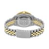 Image 9 : Rolex Mens 2 Tone Green VS 4 ctw Beadset Diamond Datejust Wristwatch with Rolex