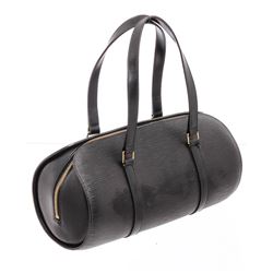 Louis Vuitton Black Epi Leather Soufflot Shoulder Bag