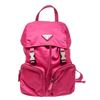 Image 2 : Prada Pink Nylon Buckle Backpack