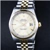 Image 1 : Rolex Mens 2 Tone 14K Champagne Tapestry Index 36MM Datejust Wristwatch