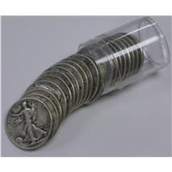 Roll of Walking Liberty Half Dollars (20 pcs)