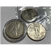 Image 1 : Lot of 3 Walking Liberty Half Dollars -