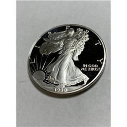 1990 S  Mint - US Silver Eagle Proof Coin
