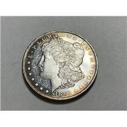 1881 New Orleans Morgan Silver Dollar Rainbow