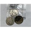 Image 1 : Lot of 3 US Silver Half Dollars