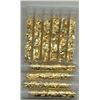 Image 1 : 10 pcs. Gold Leaf Scraps Vials - NON BULLION