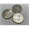 Image 2 : Lot of 3- US Silver Morgan Dollars- 90% Silver