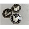 Image 2 : 1997-98-99 Date Run US Silver Eagle Proofs