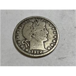 1912 Barber Half Dollar Full Rim