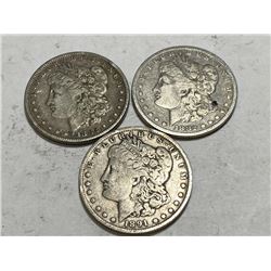 1882s- 1891o Better Date - 1882s Morgan Dollars