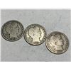 Image 1 : 1910-11-12 Date Run Barber Half Dollars