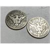 Image 2 : (2) 1914s Barber Half Dollars