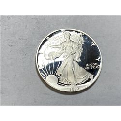 1992s US Silver Eagle Proof Coin