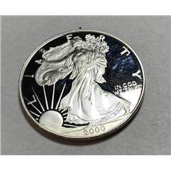 2000 US Silver Eagle Proof Coin