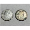 Image 1 : (2) 1893 Columbian Expo Half Dollars