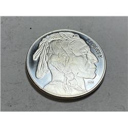 1 oz Buffalo Design Silver Round