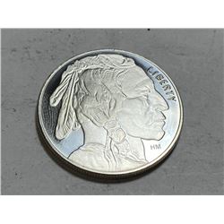 1 oz. Buffalo Design Silver Round