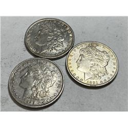 1879o-1889o (better)-1891 (better) Morgan Dollars