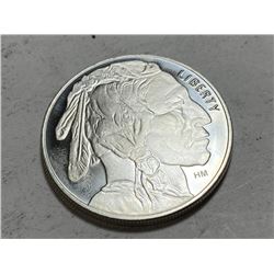 1 oz. Buffalo Design Silver Round