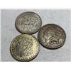 Image 1 : 1921 - PDS Mint Trio of Morgan Dollars