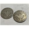 Image 2 : 1912 and 1915 S Mint Barber Half Dollars