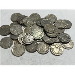 40 pcs. Buffalo Nickels