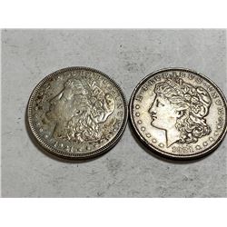 1921d-1921p Morgan Silver Dollars