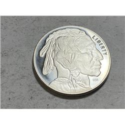 1 oz. Buffalo Design Silver Round