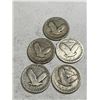 Image 2 : Lot of 5 Standing Liberty Quarters