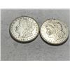Image 1 : (2) 1921d Morgan Silver Dollars