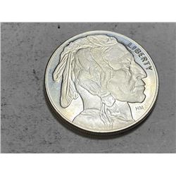 1 oz. Buffalo Design Silver Round
