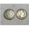 Image 1 : 1912d-1912s Barber Half Dollars - Better Date