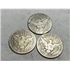 Image 2 : 1907d-1911p-1915s Barber Hlaf Dollars