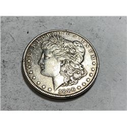 1886 P Morgan Silver Dollar