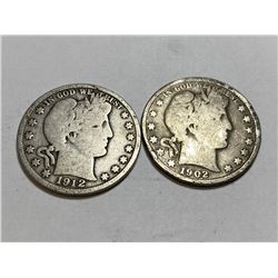 1902-1912 Barber Half Dollars