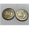 Image 2 : (2) 1921 Morgan Silver dollars XF-AU Grade