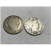 Image 1 : 1906d-1915s Barber Half Dollars
