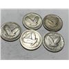 Image 2 : Lot of 5 Standing Liberty Quarters
