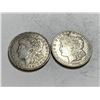 Image 1 : (2) 1921p Morgan Silver Dollars