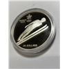 Image 1 : 1987 Issued Canada 1988 Olympic Silver 1 oz