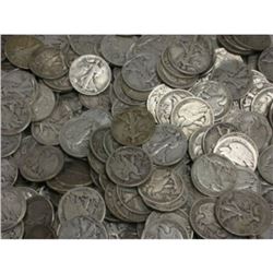 Lot of 50 Walking Liberty Halves