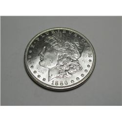 1886 P BU Morgan Silver Dollar