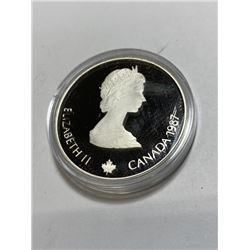 1987 Canadian 88 Olympics Silver Round 1 oz.